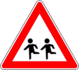 Verkehrszeichen Kinder