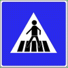 Verkehrszeichen Zebrastreifen