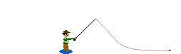 GIF-Animation Angeln im Pixel-Style