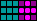 GIF-Animation Buntes im Pixel-Style