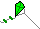 GIF-Animation Drachen (Kite) im Pixel-Style