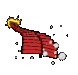 GIF-Animation Explosives im Pixel-Style