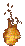 GIF-Animation Feuer im Pixel-Style