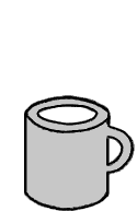 GIF-Animation Kaffee im Pixel-Style
