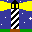 GIF-Animation Leuchtturm im Pixel-Style