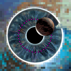 GIF-Animation Pink Floyd im Pixel-Style