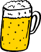 GIF-Bild Bier im Pixel-Style