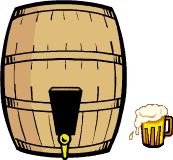 GIF-Bild Bier im Pixel-Style