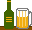 GIF-Bild Bier im Pixel-Style
