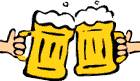 GIF-Bild Bier im Pixel-Style