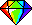 GIF-Bild Buntes Objekt im Pixel-Style