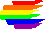 GIF-Bild Buntes Objekt im Pixel-Style