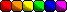GIF-Bild Buntes Objekt im Pixel-Style