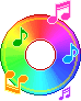 GIF-Bild CD im Pixel-Style