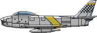 GIF-Bild Flugzeug im Pixel-Style