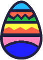 GIF-Bild Ostern im Pixel-Style
