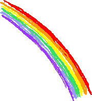 GIF-Bild Regenbogen im Pixel-Style
