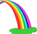GIF-Bild Regenbogen im Pixel-Style