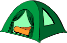 GIF-Bild Zelt im Pixel-Style