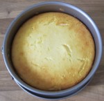 Quarktorte fertig gebacken